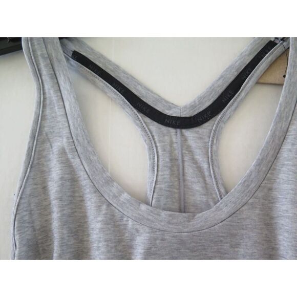 Nike DD0613 073 Women's Sz M Gray Dri-FIT One Luxe Slim Fit Training Tank - Picture 5 of 7